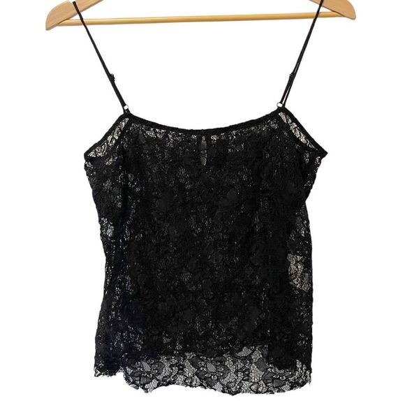 Reformation Lace floral black Top size S - Picture 1 of 5